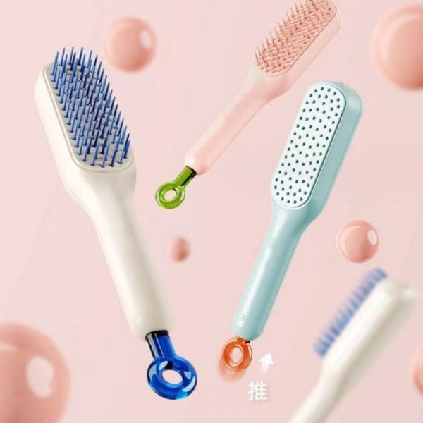 Self Cleaning Anti Static Scalp Massager Comb - Hair growth Instigator