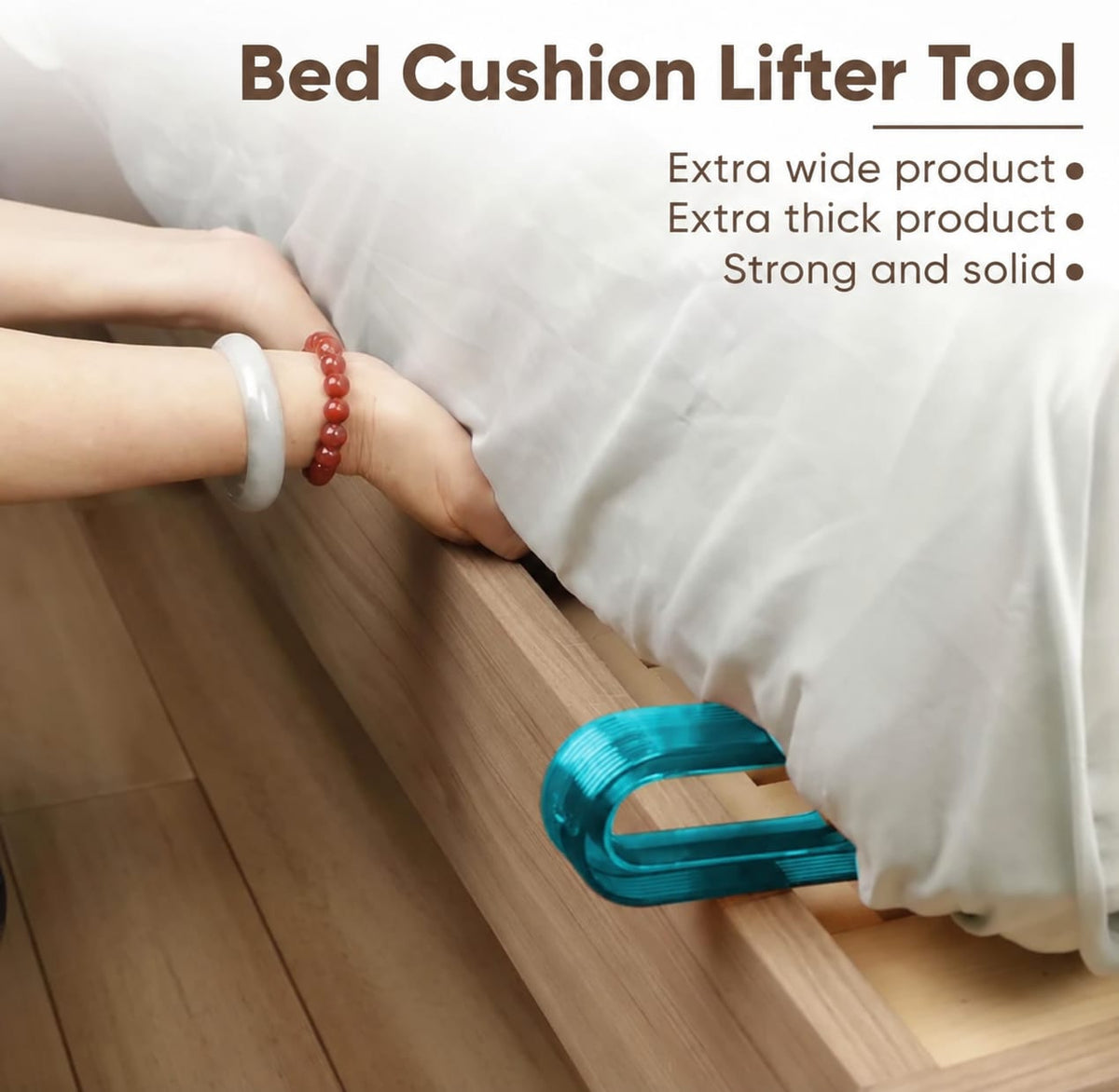Bed Maker and Cushion Lifter tool- Lift & Hold Mattress, Tuck Bed Sheets