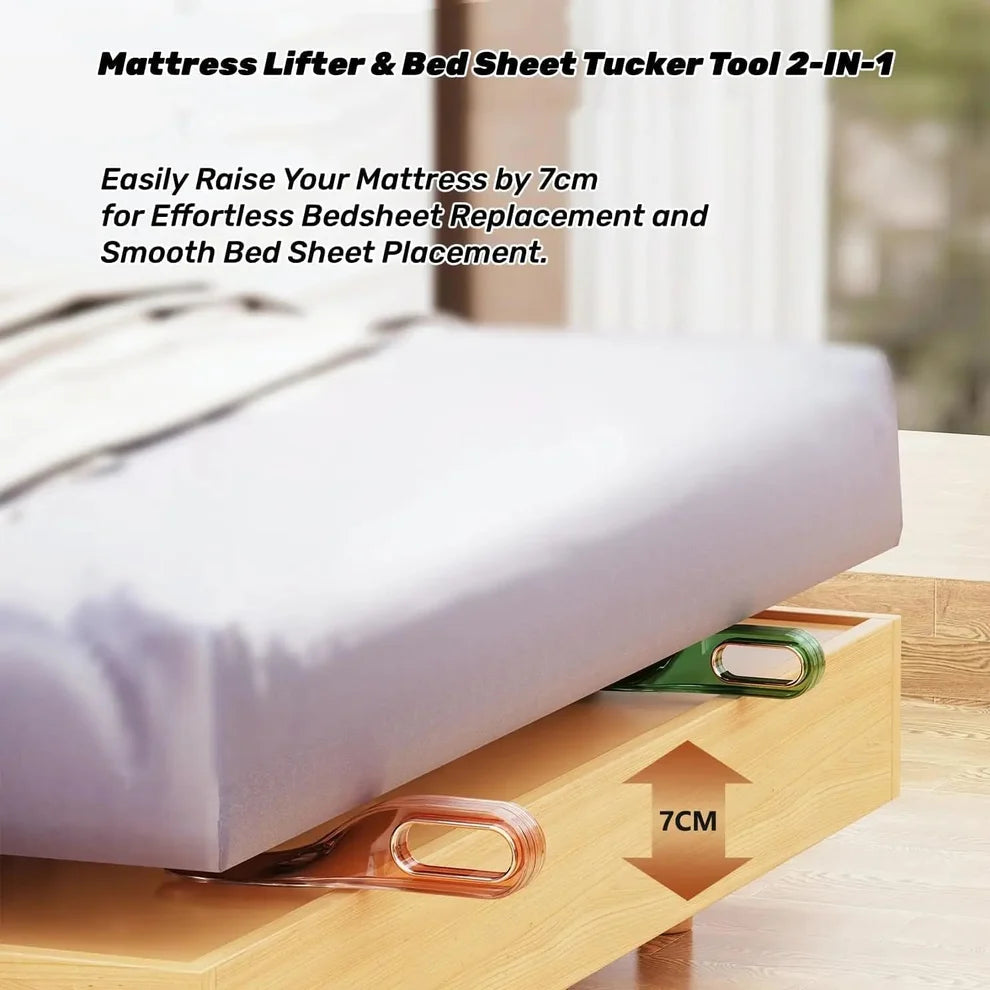 Bed Maker and Cushion Lifter tool- Lift & Hold Mattress, Tuck Bed Sheets
