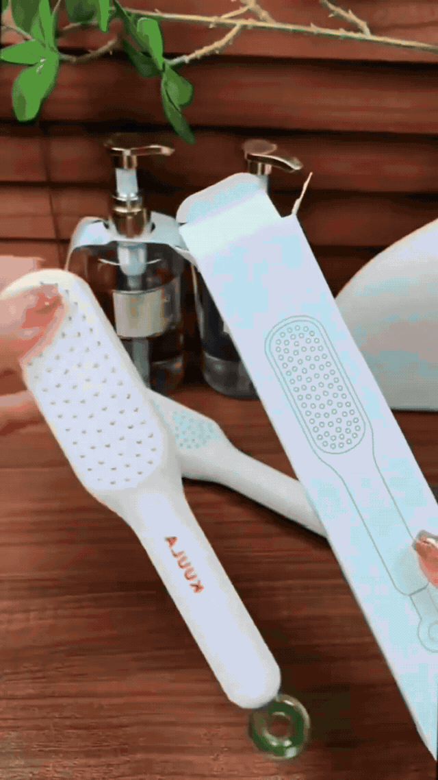 Self Cleaning Anti Static Scalp Massager Comb - Hair growth Instigator